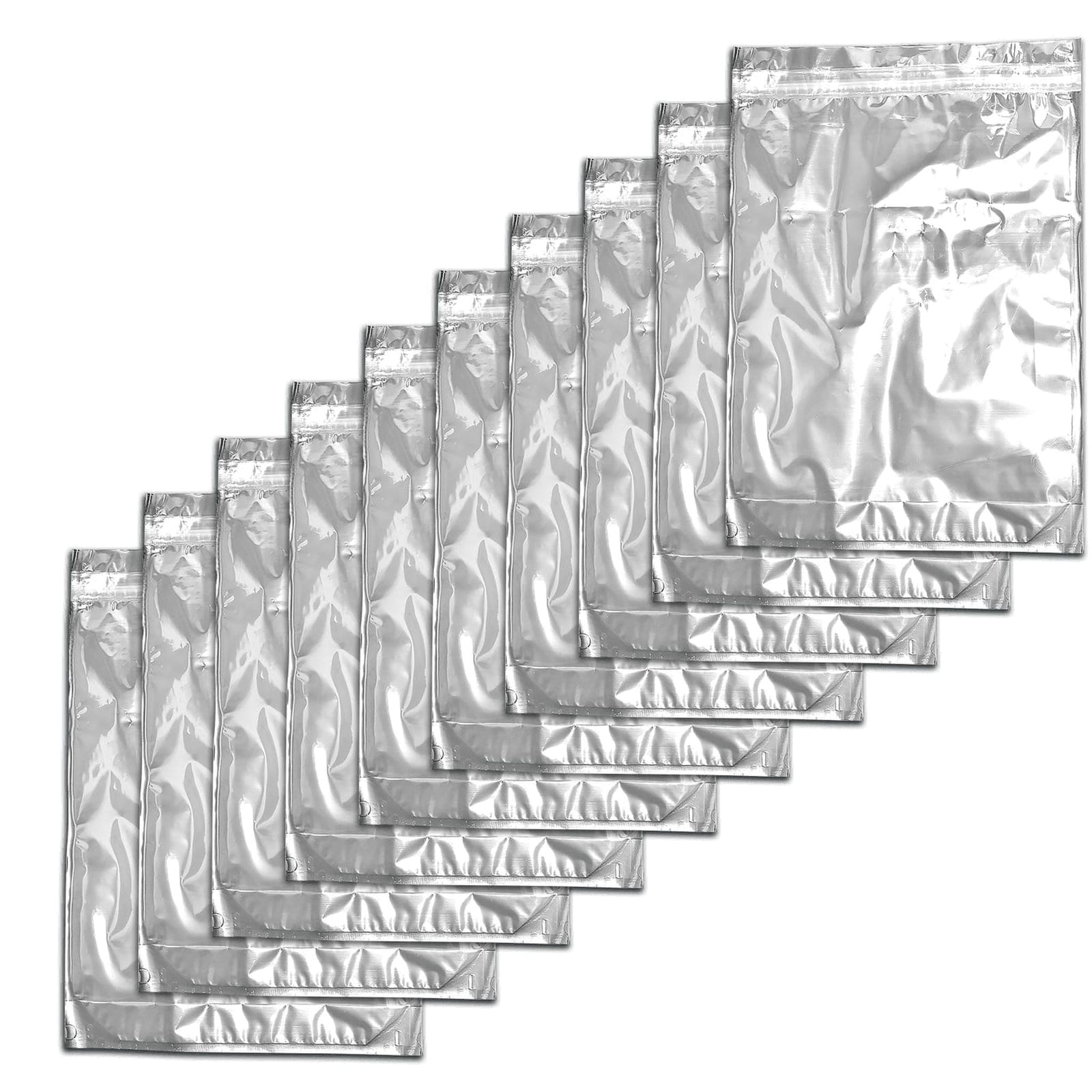 Shiny Clear Mylar Flat Ziplock Pound Bags — image 3
